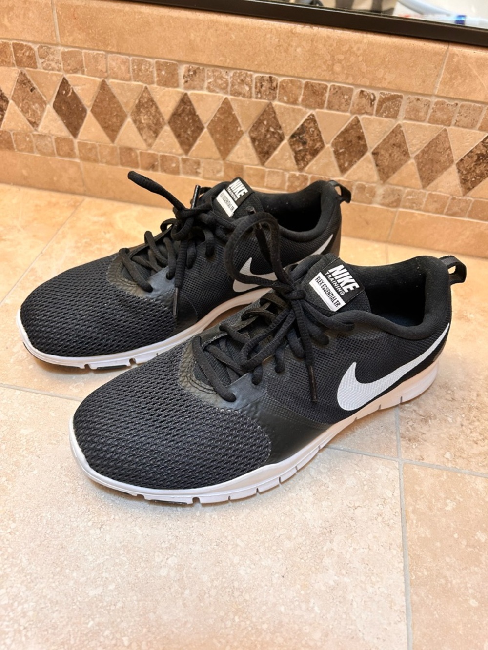 Nike Black and White  Athletic Sneakers